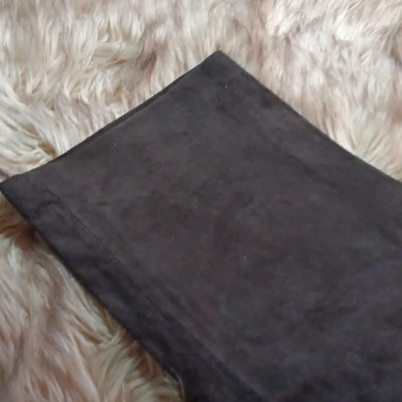 NEWPORT NEWS Womens Suede Pants - Dark Brown - Picture 5 of 6